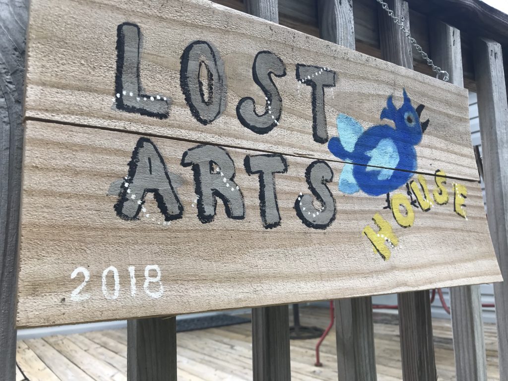 Lost Arts House Sign